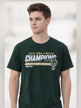 2021 green milwaukee bucks NBA Finals Champions T-Shirt